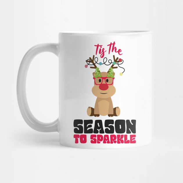 Tis The Season To Sparkle Funny Christmas Girl Gift by EvetStyles